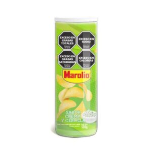 PAPAS FRITAS MAROLIO SABOR CREMA Y CEBOLLA 130GR