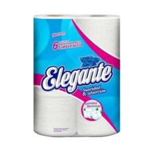 PAPEL HIGIENICO ELEGANTE 6UN X 30 METROS