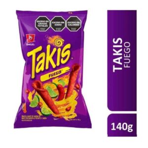 SNACK TAKIS PICANTE FUEGO 140GR