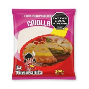 TAPA PASCUALINA LA TUCUMANITA CRIOLLA 2UN