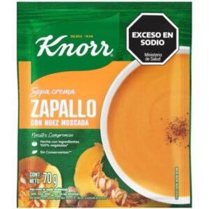 SOPA CREMA KNORR - ZAPALLO 70GR