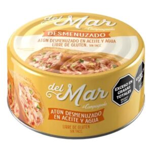 ATUN DESMENUZADO DEL MAR LA CAMPAGNOLA ACEITE Y AGUA 170GR