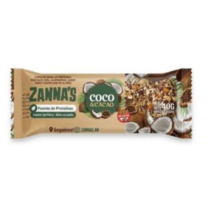 BARRITAS PROTEICAS ZANNAS COCO & CACAO 40RG