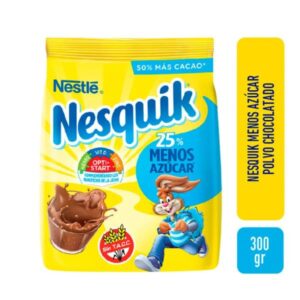 CACAO EN POLVO NESQUIK MENOS AZUCAR X 300 GR