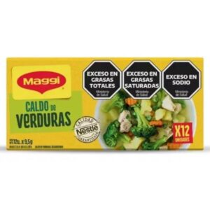 CALDO MAGGI DE VERDURAS  12 X 9,5GR