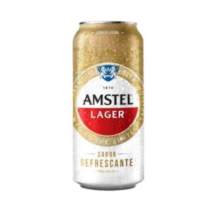 CERVEZA AMSTEL LATA 473CC