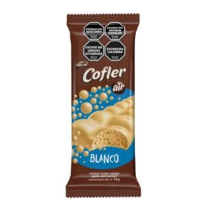 CHOCOLATE COFLER AIREADO BLANCO 55GR