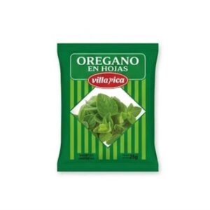 CONDIMENTO OREGANO EN HOJAS VILLA RICA 25G