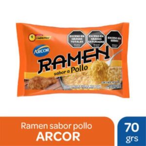 FIDEOS RAMEN ARCOR POLLO 70GR