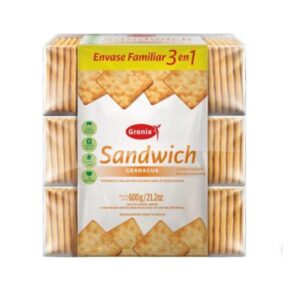 GALLETAS CRACKERS GRANIX SANDWICH 3 EN 1 600G