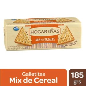 GALLETAS CRACKERS HOGAREÑAS MIX DE CEREALES 185GR