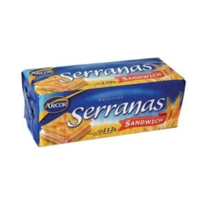 GALLETAS CRACKERS SERRANAS SANDWICH 112GR