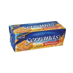 GALLETAS CRACKERS SERRANAS SANDWICH 3 X 112GR