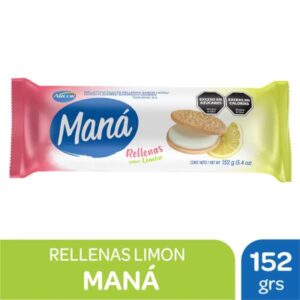 GALLETAS MANA VAINILLA RELLENAS LIMON 152GR