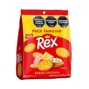 GALLETA SNACK REX PACK FAMILIAR 225GR