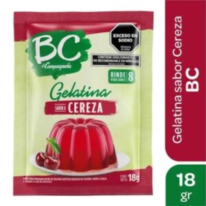 GELATINA BC CEREZA 18GR