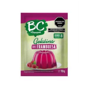 GELATINA BC FRAMBUESA 18GR