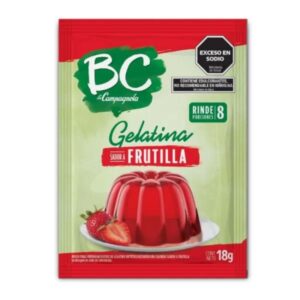 GELATINA BC FRUTILLA 18GR