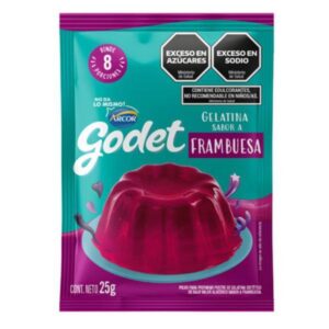 GELATINA GODET FRAMBUESA 25GR