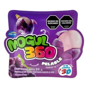 GOMITAS MOGUL 360 PELABLE UVA 26GR