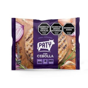 HAMBURGUESAS PATY CON CEBOLLA 200GR