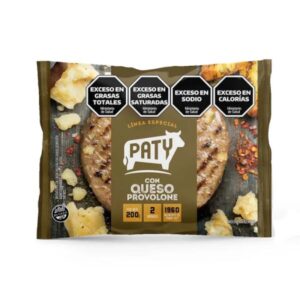 HAMBURGUESAS PATY CON QUESO PROVOLONE 200GR