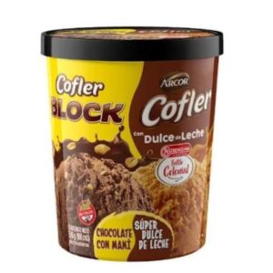 HELADO DUO COFLER BLOCK / SUPER DULCE DE LECHE 1LT