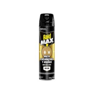INSECTICIDA RAID MAX SIN OLOR MATA CUCARACHAS Y ARAÑAS 360ML