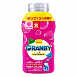 JABON LIQUIDO GRANBY ROSAS PARA DILUIR 500ML