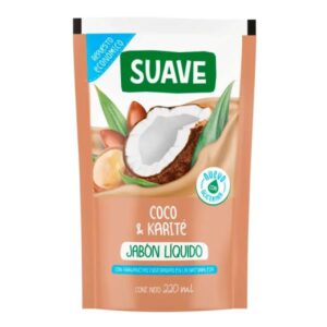 JABON LIQUIDO SUAVE COCO Y KARITE REPUESTO 220 ML