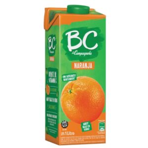 JUGO BC NARANJA 1 LT