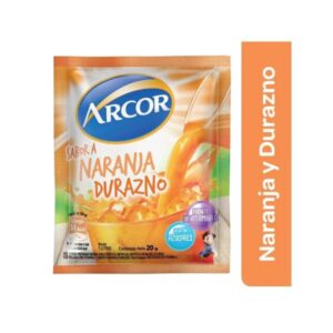 JUGO EN POLVO ARCOR NARANJA DURAZNO RINDE 1LT