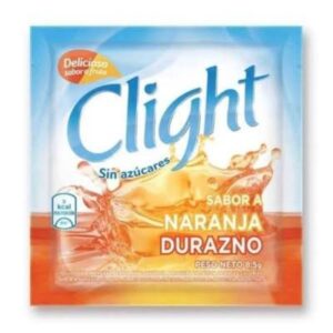 JUGO EN POLVO CLIGHT NARANJA DURAZNO 7.5GR