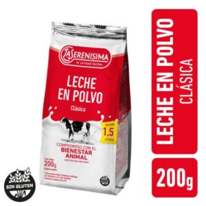 LECHE EN POLVO LA SERENISIMA CLASICA 200GR
