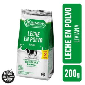 LECHE EN POLVO LA SERENISIMA LIVIANA  200GR