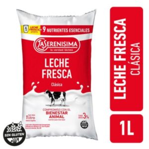 LECHE FRESCA LA SERENISIMA CLASICA 1LT