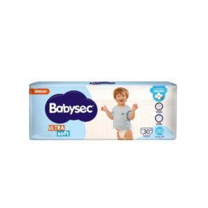 PAÑALES BABYSEC ULTRA SOFT XXG 30 UN
