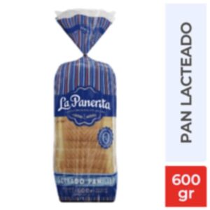 PAN BLANCO LACTAL LA PANERITA FAMILIAR 600GR