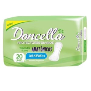 PROTECTOR FEMENINO DONCELLA ANATOMICO CON PERFUME 20UN