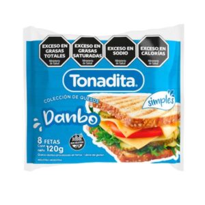 QUESO EN FETAS TONADITA DANBO 120GR