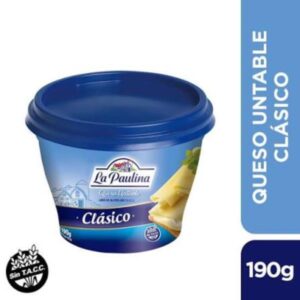 QUESO UNTABLE LA PAULINA CLASICO 190GR