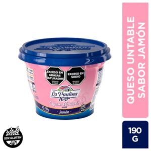 QUESO UNTABLE LA PAULINA JAMON 190GR