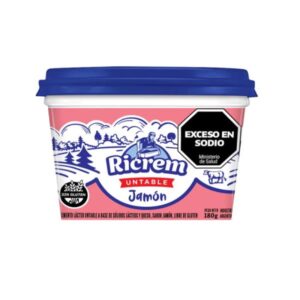 QUESO UNTABLE RICREM JAMON 180GR