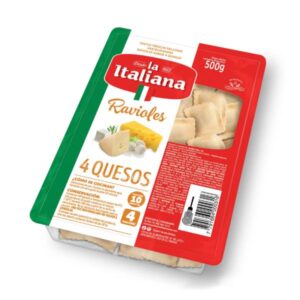RAVIOLES LA ITALIANA 4 QUESOS 500GR