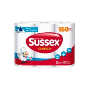 ROLLO DE COCINA SUSSEX CLASICO 3X50 PAÑOS