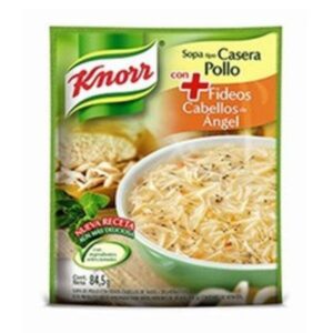 SOPA CASERA KNORR POLLO CON CABELLO ANGEL 105.6 GR