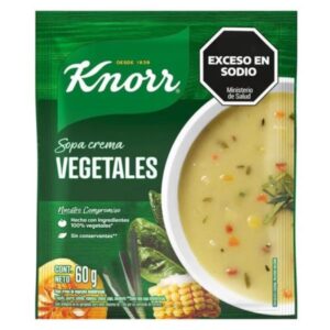 SOPA CREMA KNORR VEGETALES 60GR