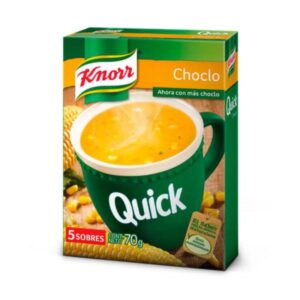 SOPA QUICK KNORR CHOCLO 5 SOBRES