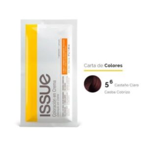 TINTURA ISSUE CREMA N° 5.65 CASTAÑO CLARO ROJIZO CAOBA