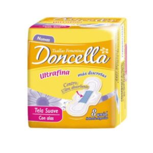 TOALLAS FEMENINAS DONCELLA ULTRAFINA 8UN